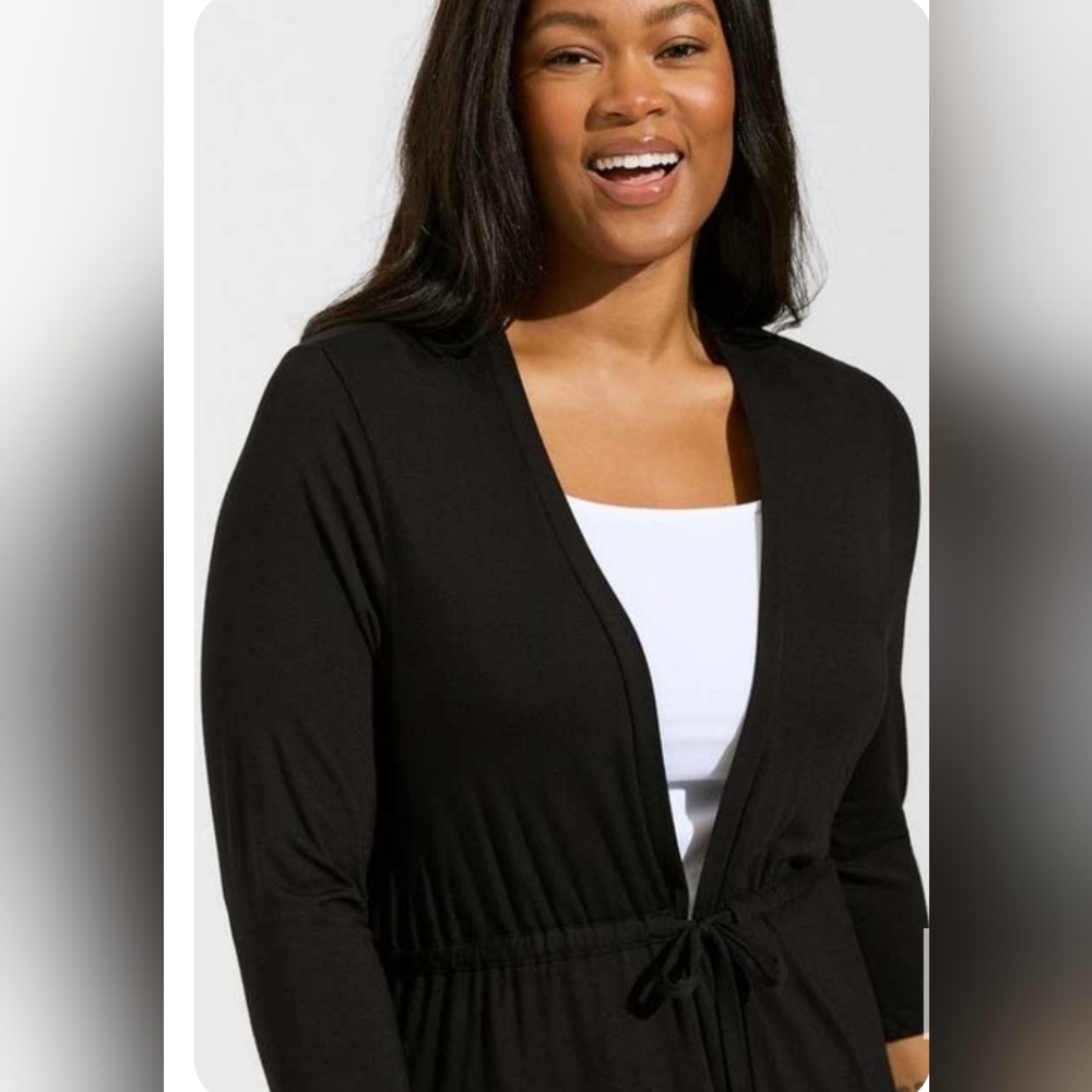 Supersoft ¾ sleeve sub cardi